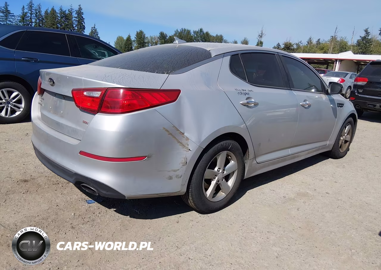 2015 Kia Optima Lx VIN:5XXGM4A77FG433327 - 4