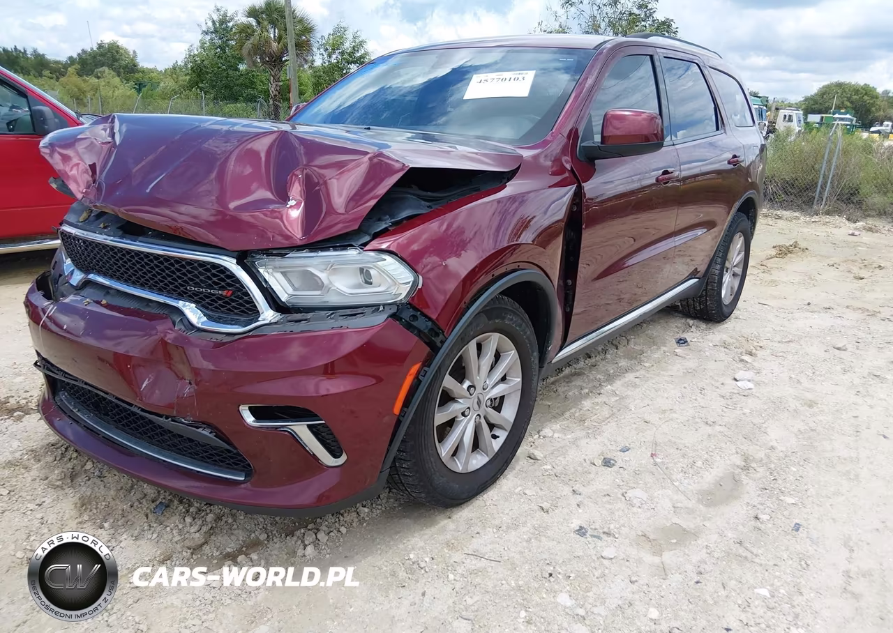 2021 Dodge Durango Sxt Plus Rwd VIN:1C4RDHAG6MC602086 - 2