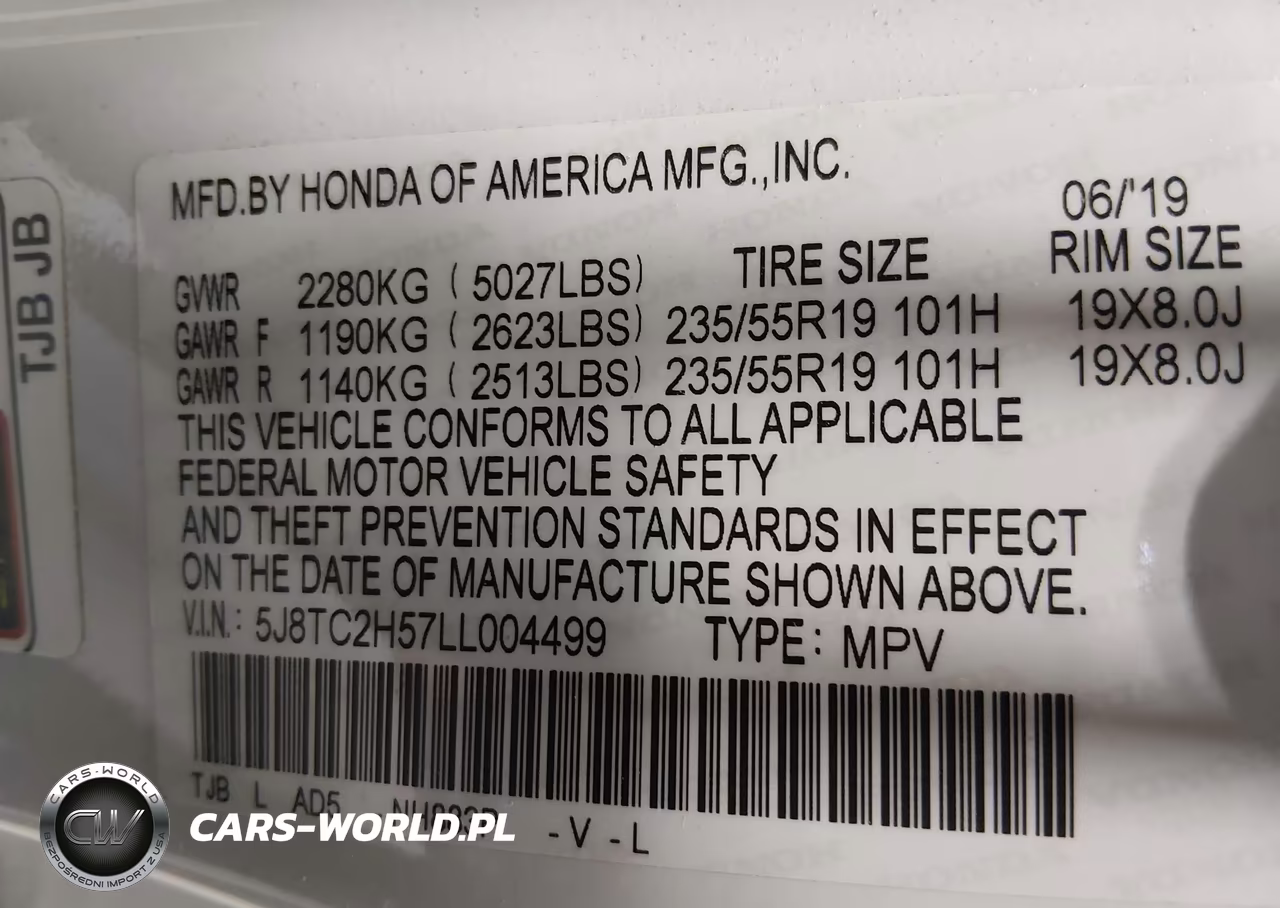 2020 Acura Rdx Technology Package VIN:5J8TC2H57LL004499 - 9