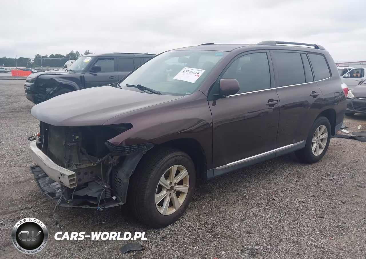 2012 Toyota Highlander Base V6 VIN:5TDZK3EH0CS086462 - 2