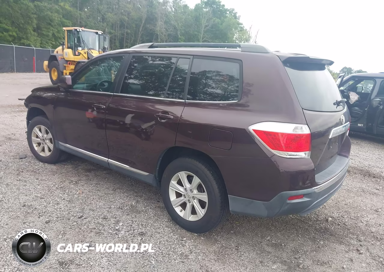 2012 Toyota Highlander Base V6 VIN:5TDZK3EH0CS086462 - 3