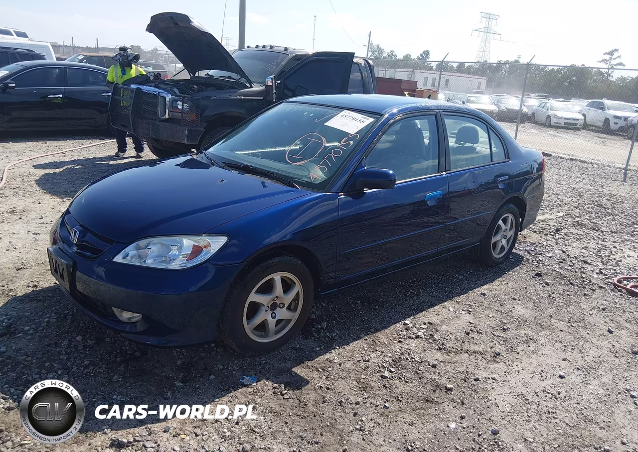 2005 Honda Civic Lx VIN:2HGES16585H509265 - 2