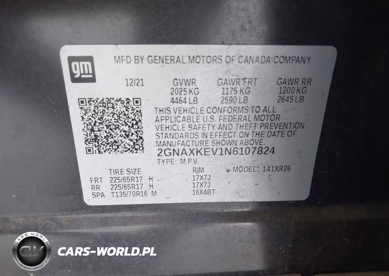 2022 Chevrolet Equinox Fwd Lt VIN:2GNAXKEV1N6107824 - 9