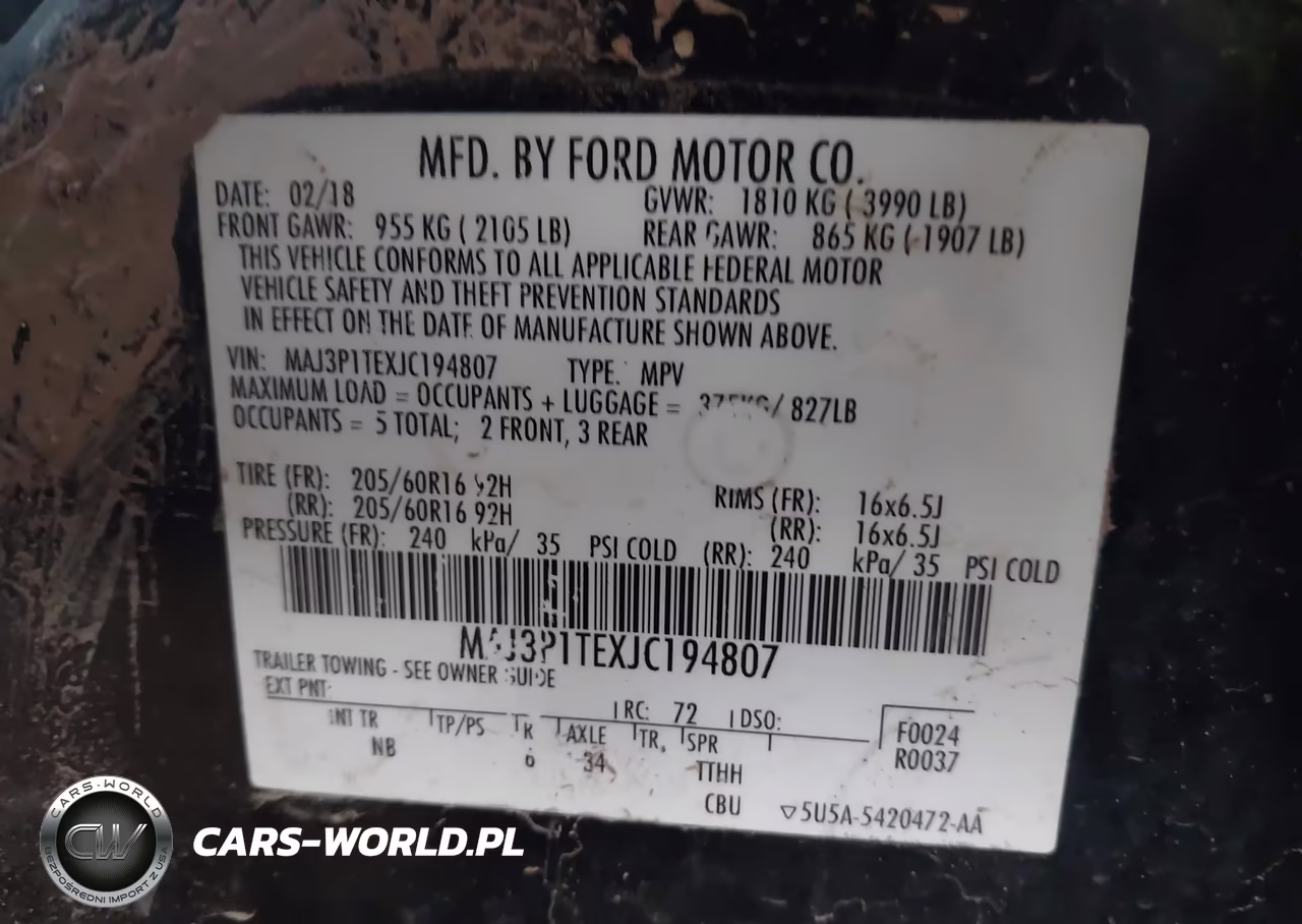 2018 Ford Ecosport Se VIN:MAJ3P1TEXJC194807 - 9