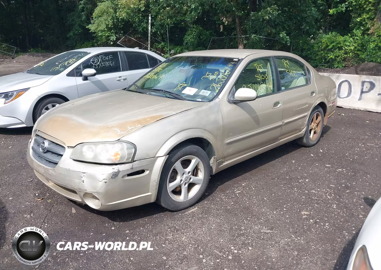 2002 Nissan Maxima Gxe VIN:JN1DA31D62T206185 - 2