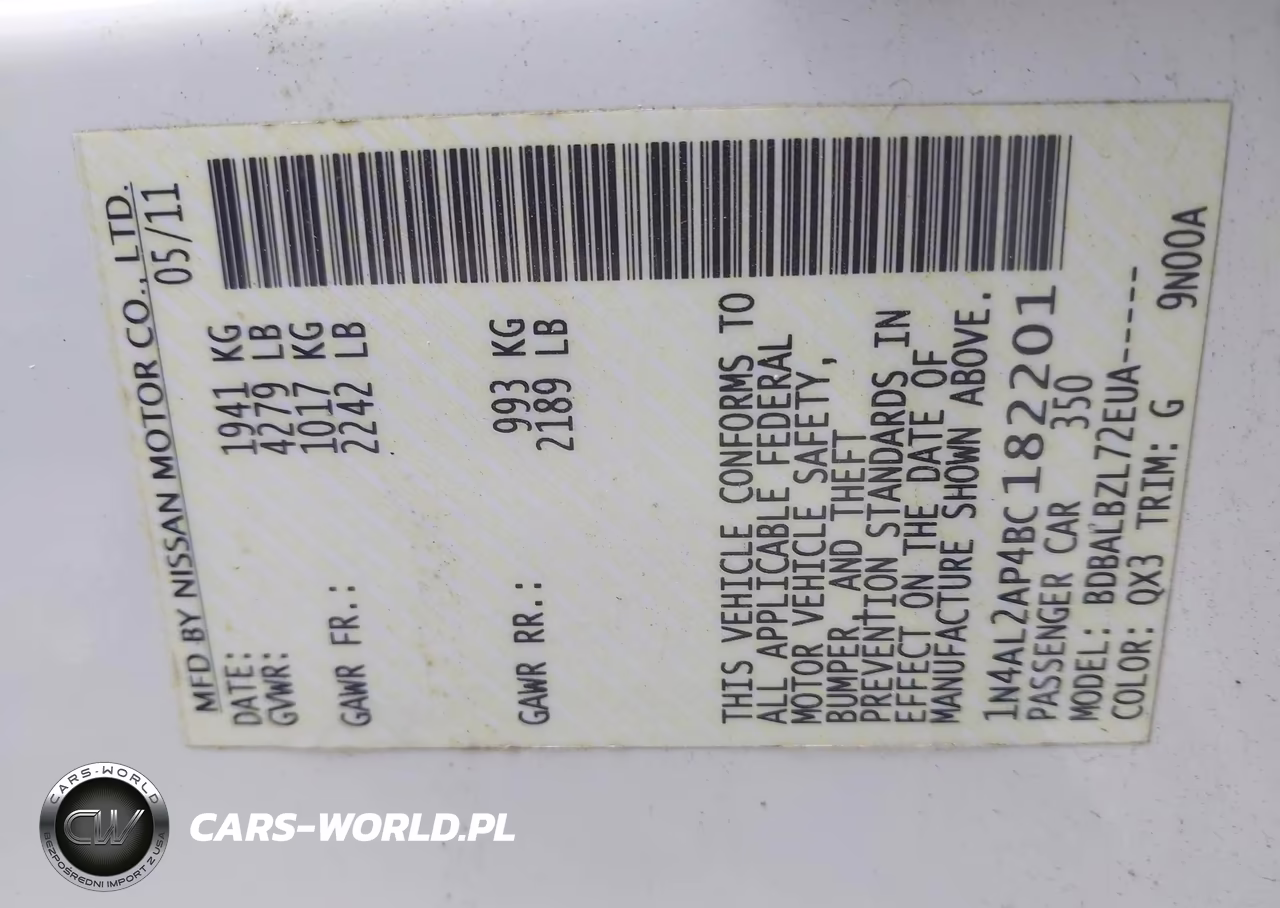 2011 Nissan Altima 2.5 S VIN:1N4AL2AP4BC182201 - 9