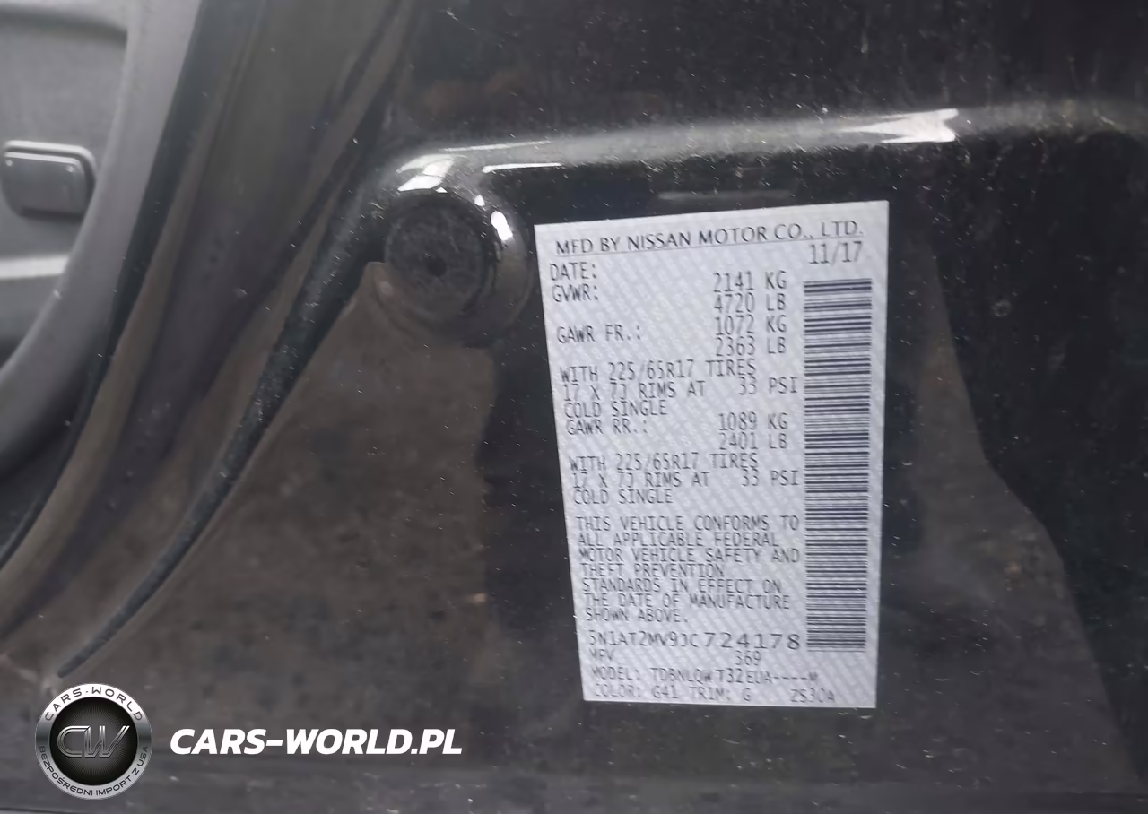 2018 Nissan Rogue Sv VIN:5N1AT2MV9JC724178 - 9