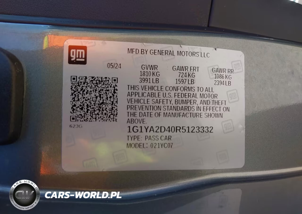 2024 Chevrolet Corvette Stingray Rwd 1Lt VIN:1G1YA2D40R5123332 - 9