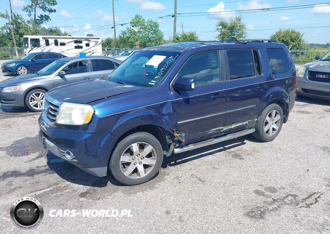 2014 Honda Pilot Touring VIN:5FNYF4H97EB019245 - 2