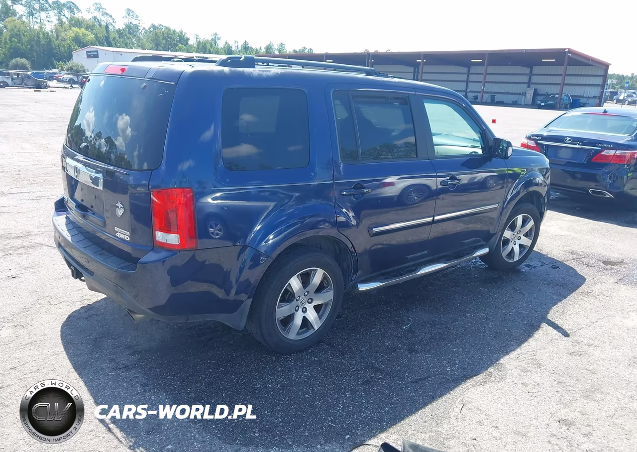 2014 Honda Pilot Touring VIN:5FNYF4H97EB019245 - 4