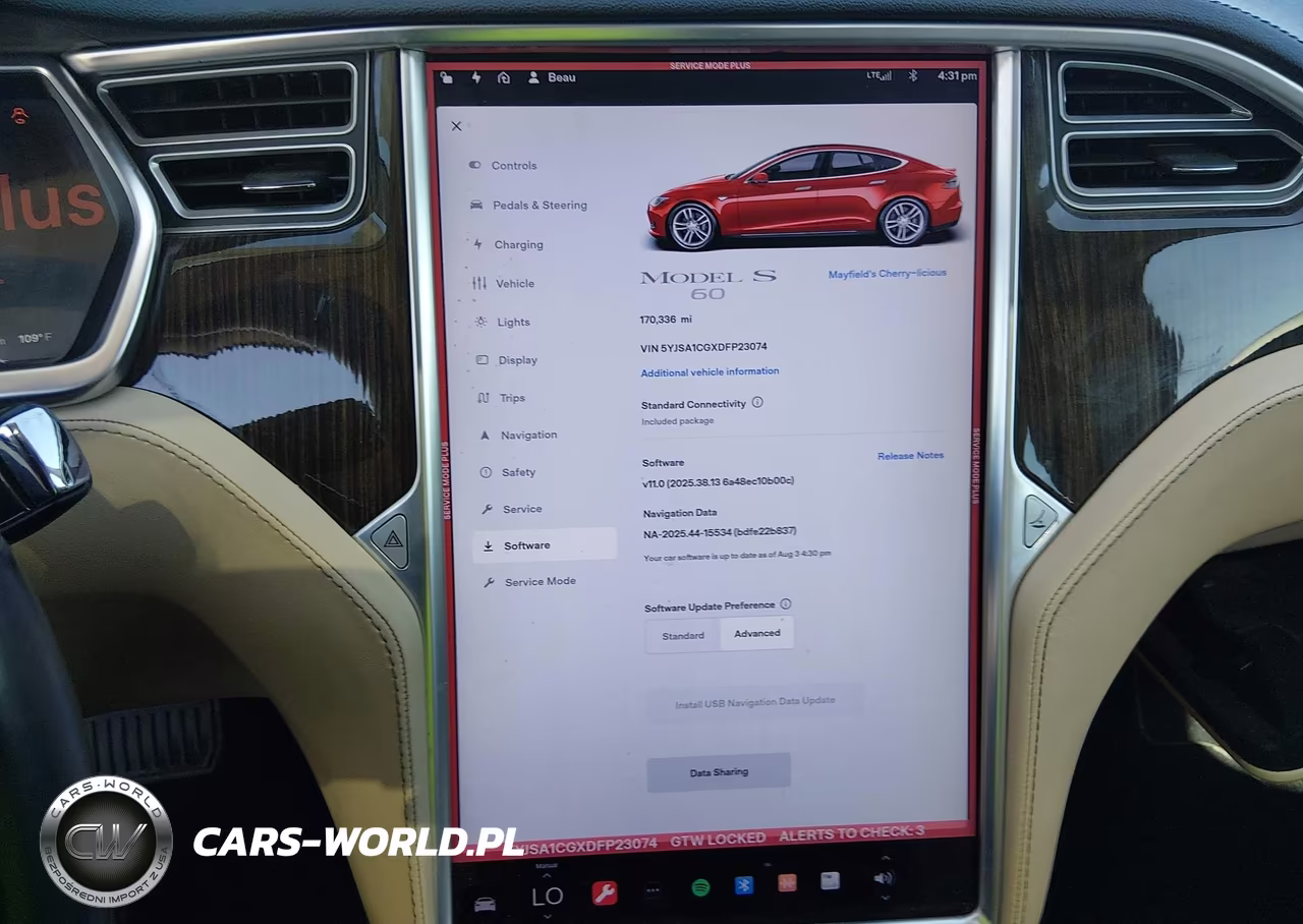 2013 Tesla Model S VIN:5YJSA1CGXDFP23074 - 18