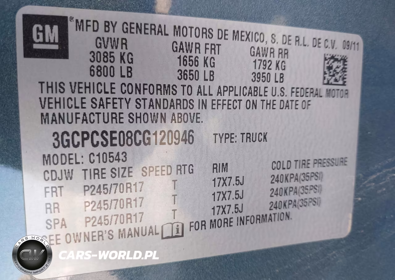 2012 Chevrolet Silverado 1500 Lt VIN:3GCPCSE08CG120946 - 9