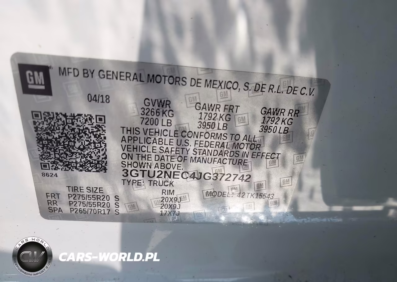 2018 GMC Sierra 1500 Slt VIN:3GTU2NEC4JG372742 - 9
