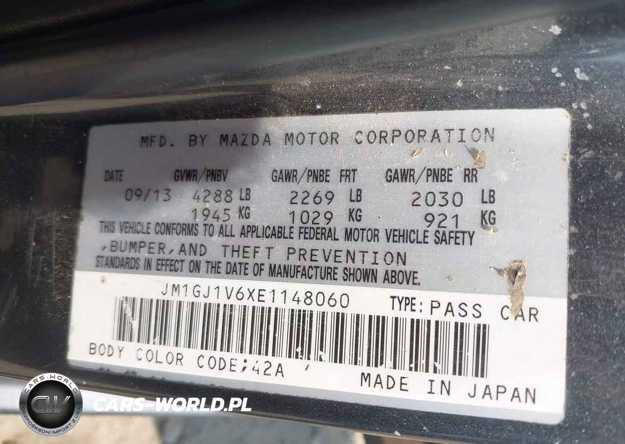 2014 Mazda Mazda6 I Touring VIN:JM1GJ1V6XE1148060 - 9