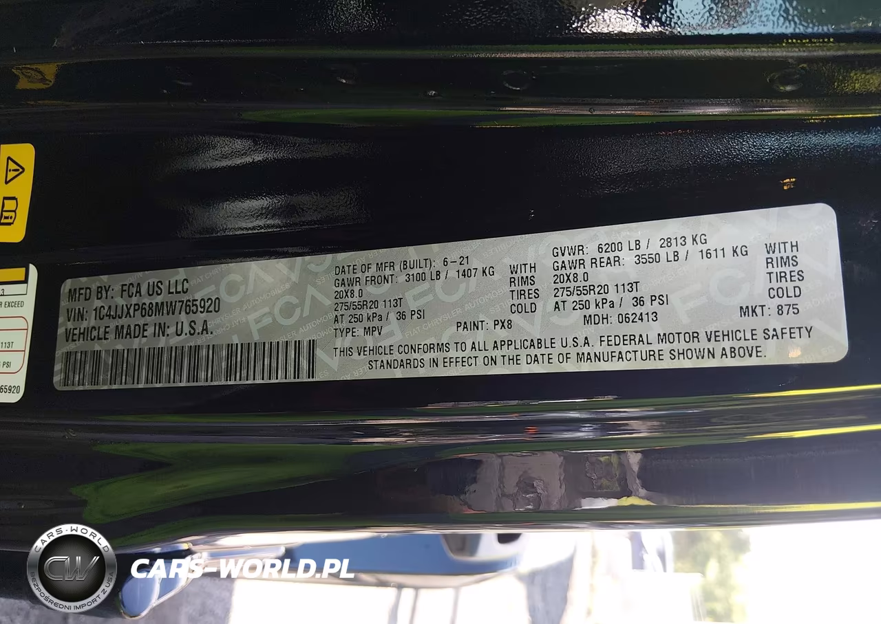 2021 Jeep Wrangler 4Xe Unlimited Sahara 4X4 VIN:1C4JJXP68MW765920 - 9