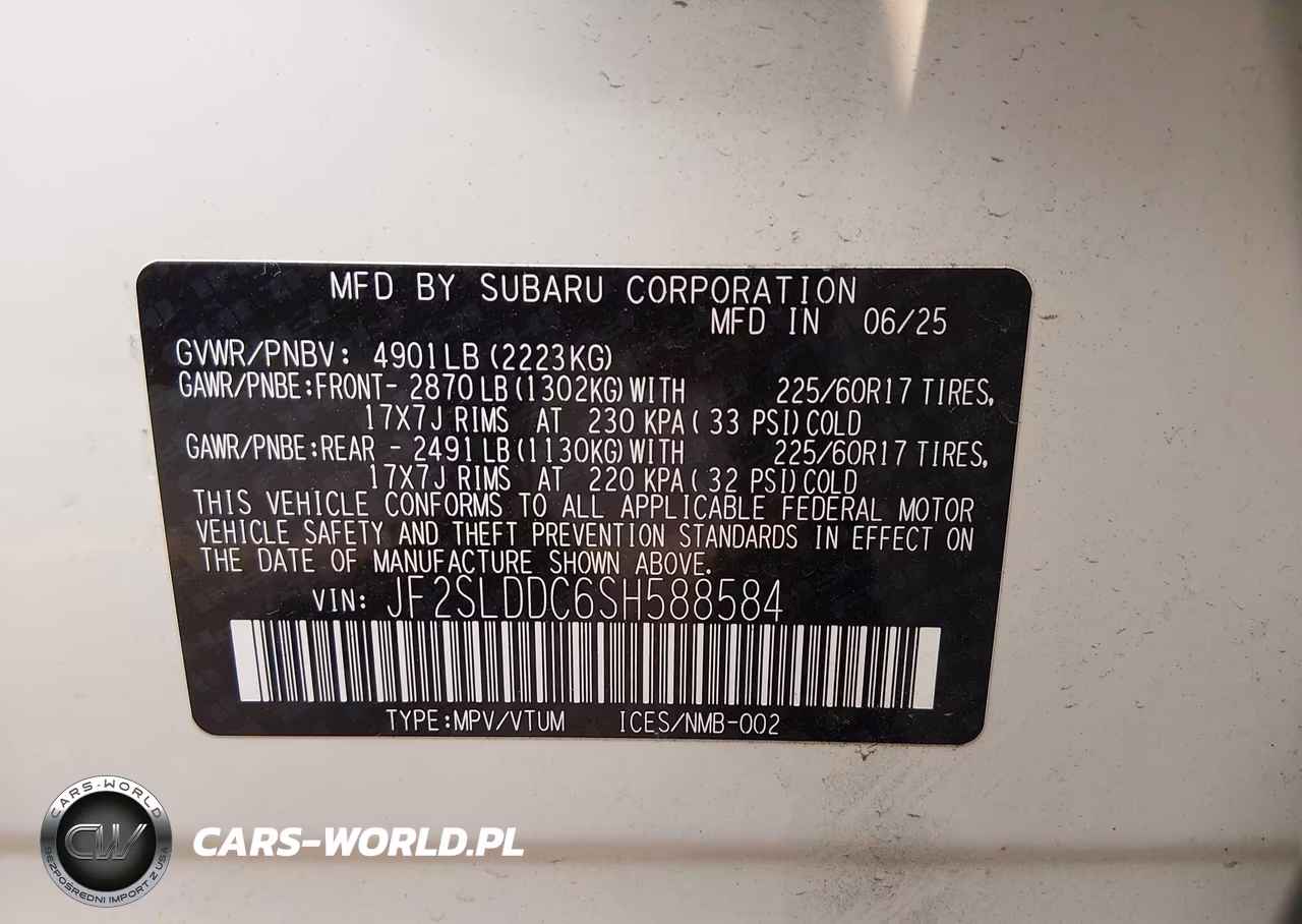 2025 Subaru Forester Premium VIN:JF2SLDDC6SH588584 - 9