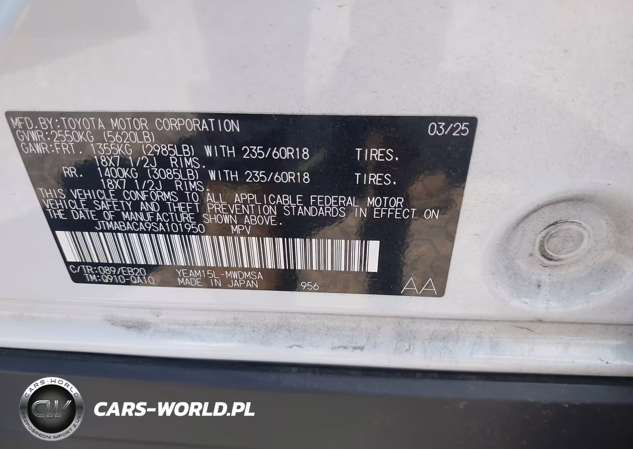 2025 Toyota Bz4X Xle VIN:JTMABACA9SA101950 - 9