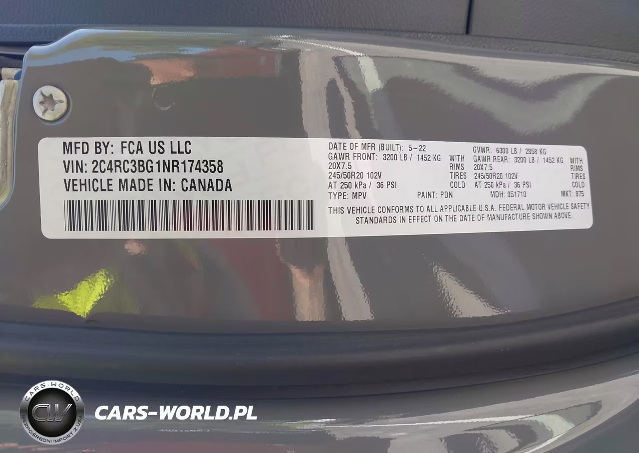 2022 Chrysler Pacifica Touring L Awd VIN:2C4RC3BG1NR174358 - 9