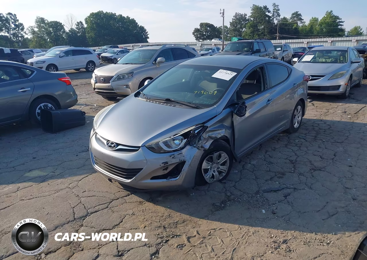2016 Hyundai Elantra Se VIN:5NPDH4AE7GH719609 - 2