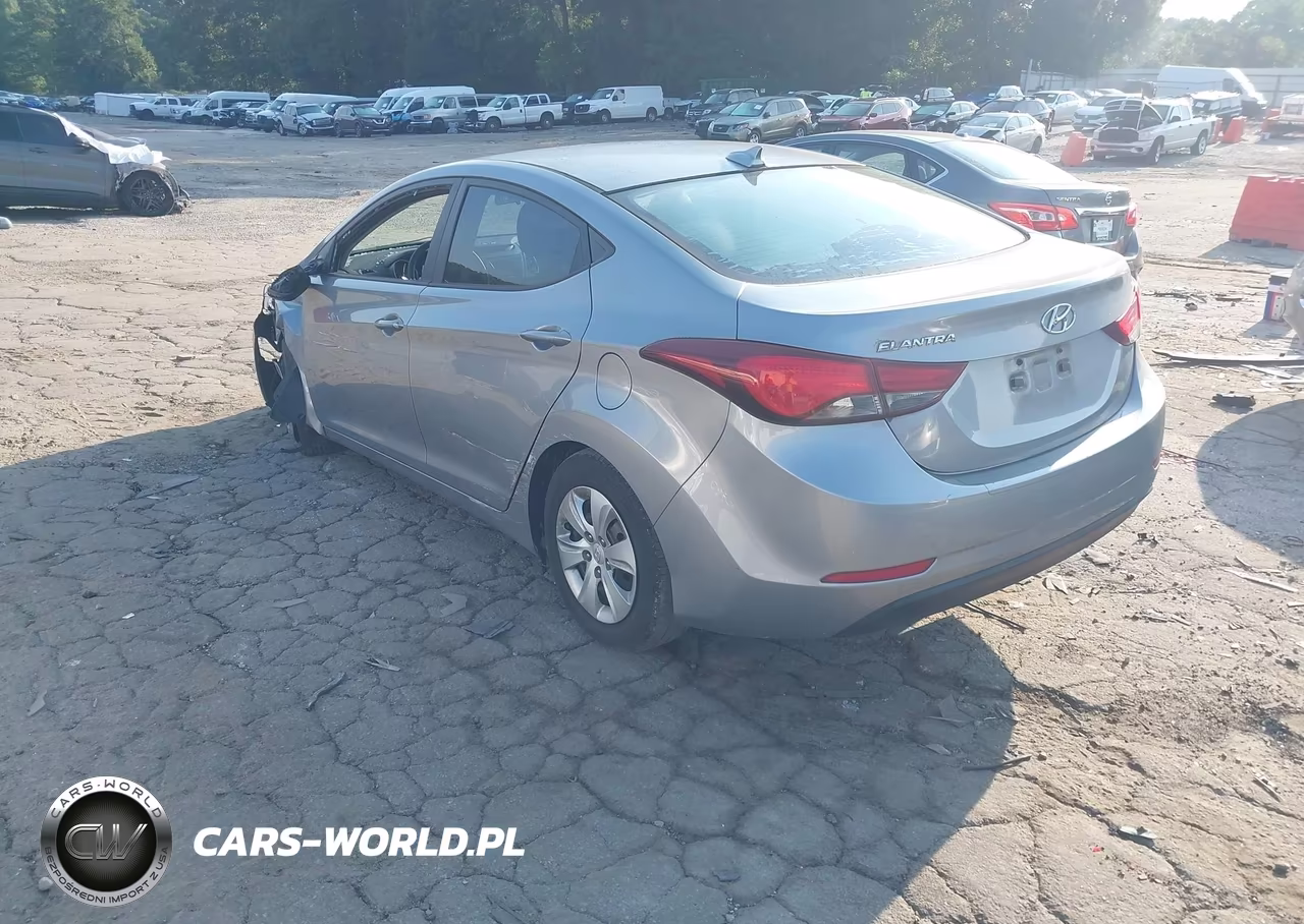 2016 Hyundai Elantra Se VIN:5NPDH4AE7GH719609 - 3