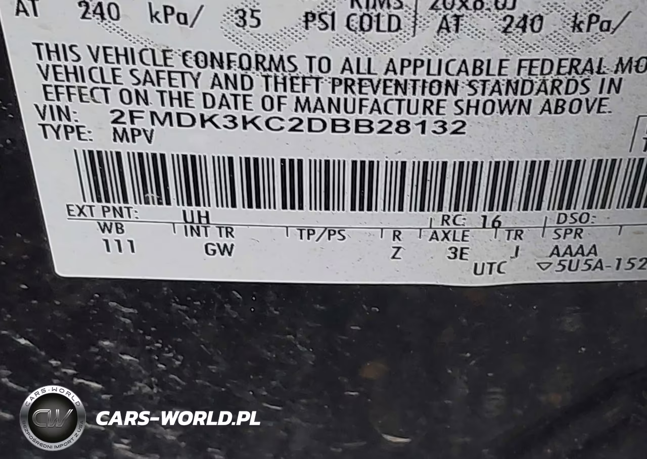 2013 Ford Edge Limited VIN:2FMDK3KC2DBB28132 - 9