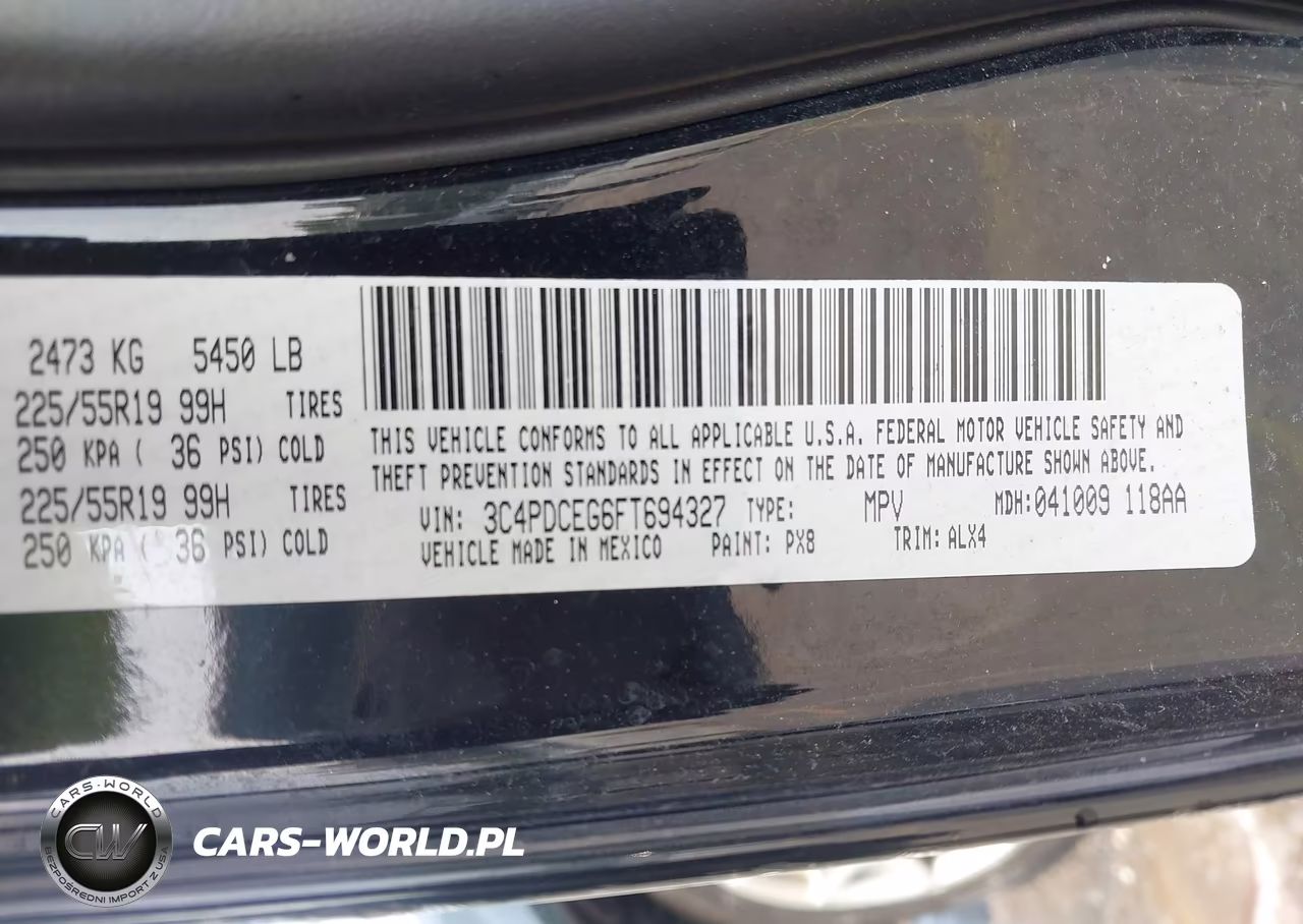 2015 Dodge Journey R-T VIN:3C4PDCEG6FT694327 - 9