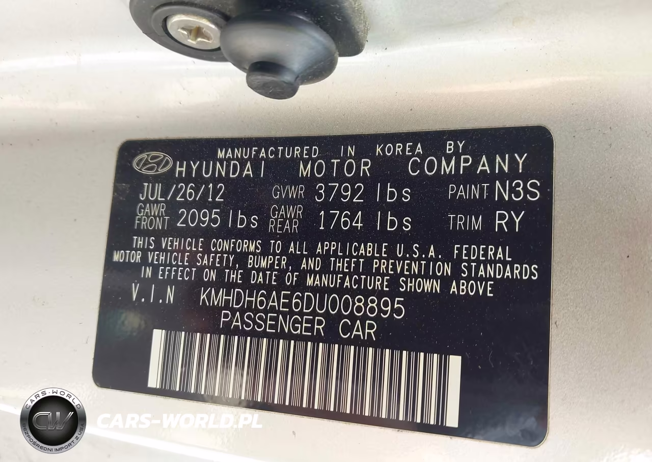 2013 Hyundai Elantra Se VIN:KMHDH6AE6DU008895 - 9