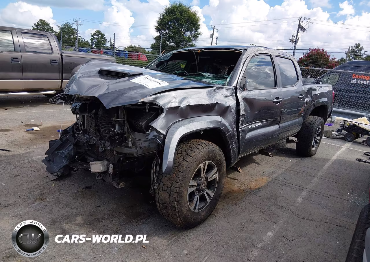 2017 Toyota Tacoma Dbl Cab-Sr5-Trd Sport-Or VIN:5TFDZ5BN6HX013724 - 2