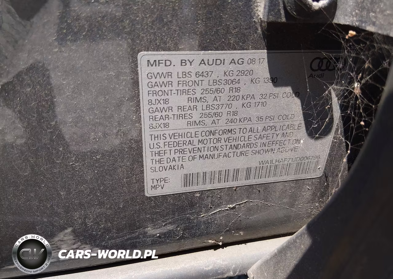 2018 Audi Q7 2.0T Premium VIN:WA1LHAF71JD006796 - 9