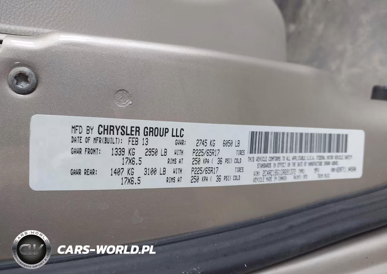 2013 Chrysler Town & Country Touring VIN:2C4RC1BG1DR691372 - 9