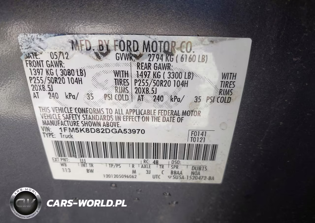 2013 Ford Explorer Xlt VIN:1FM5K8D82DGA53970 - 9