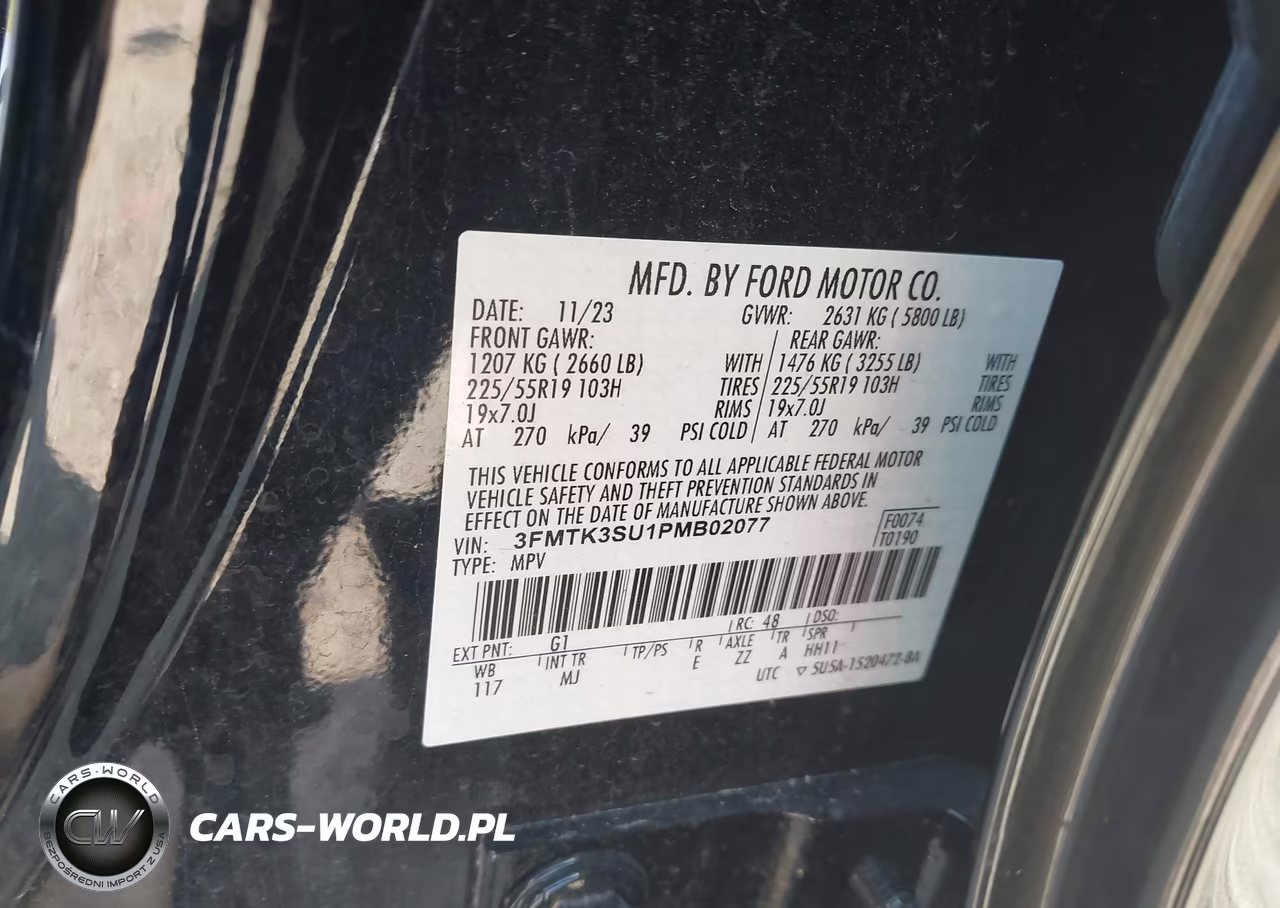 2023 Ford Mustang Mach-E Premium VIN:3FMTK3SU1PMB02077 - 9