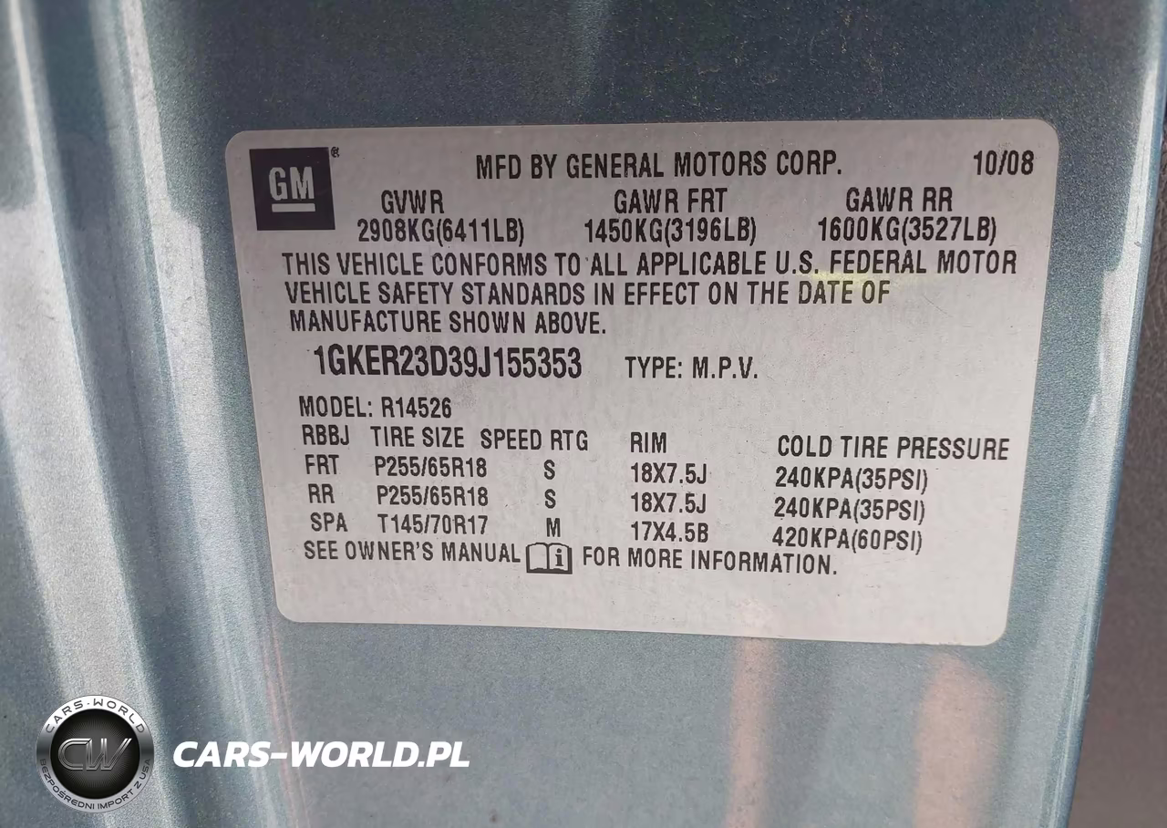 2009 GMC Acadia Slt-1 VIN:1GKER23D39J155353 - 9
