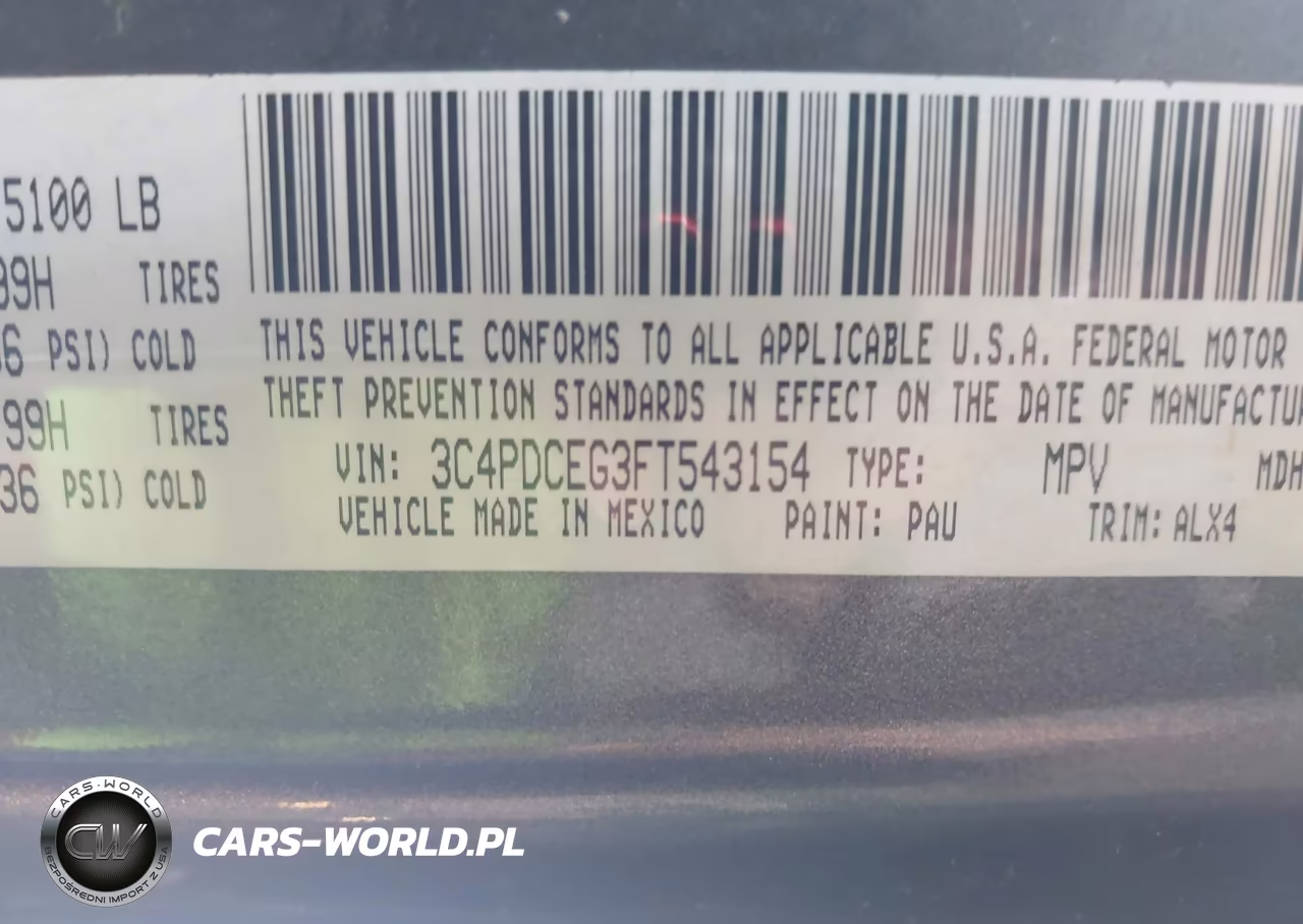 2015 Dodge Journey R-T VIN:3C4PDCEG3FT543154 - 9