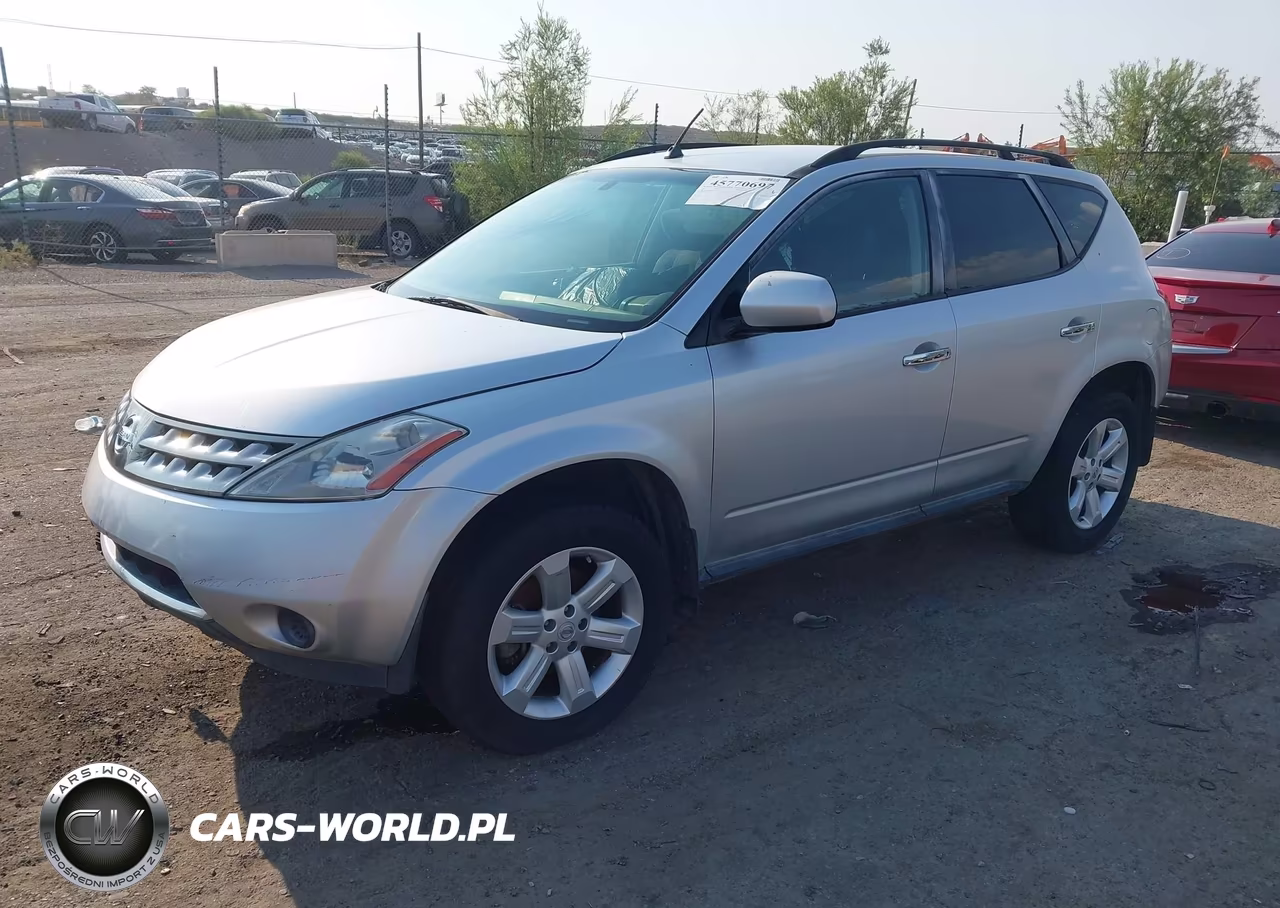 2007 Nissan Murano S VIN:JN8AZ08W97W662495 - 2