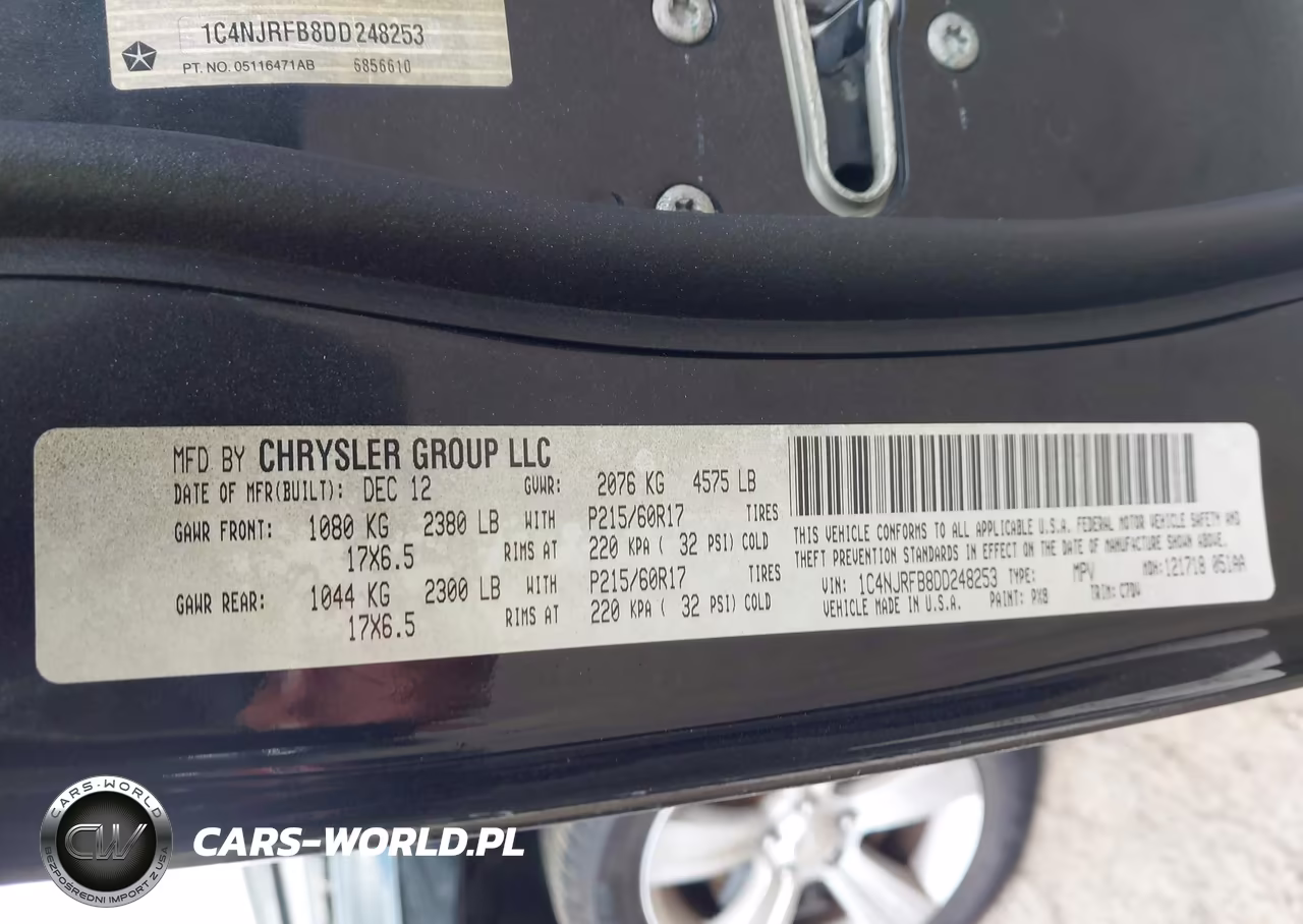 2013 Jeep Patriot Limited VIN:1C4NJRCB5DD185455 - 9