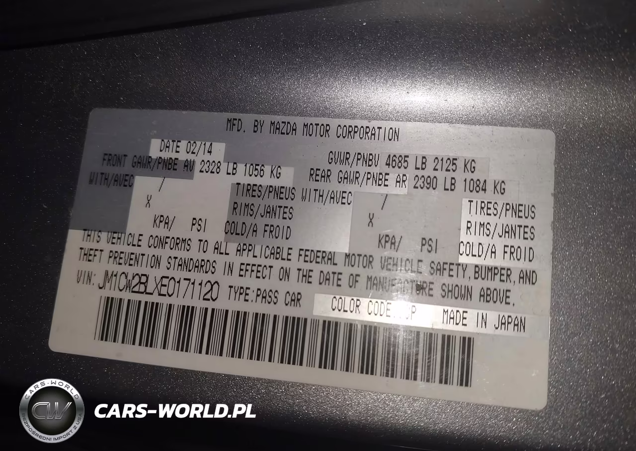2014 Mazda Mazda5 Sport VIN:JM1CW2BLXE0171120 - 9