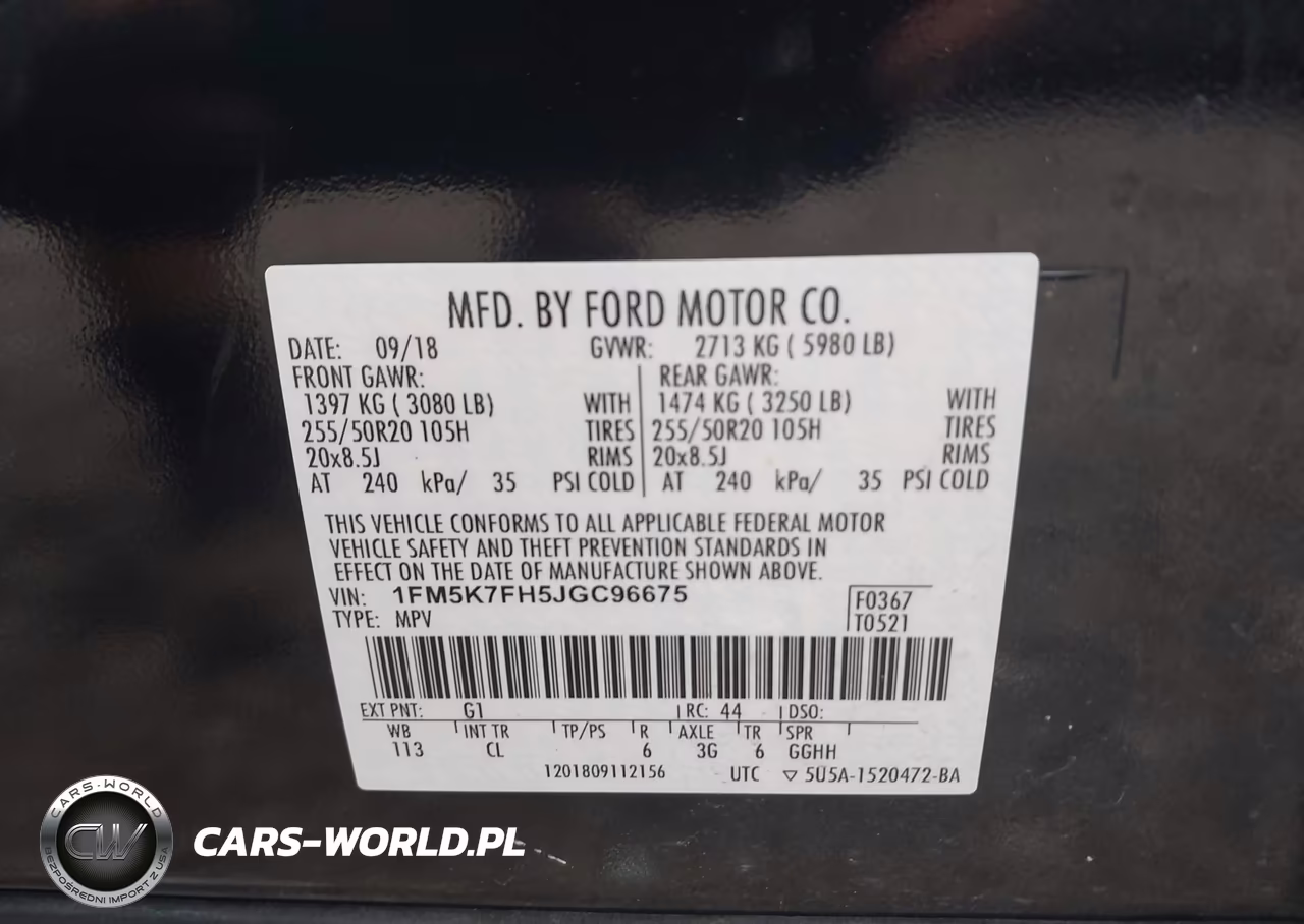 2018 Ford Explorer Limited VIN:1FM5K7FH5JGC96675 - 9