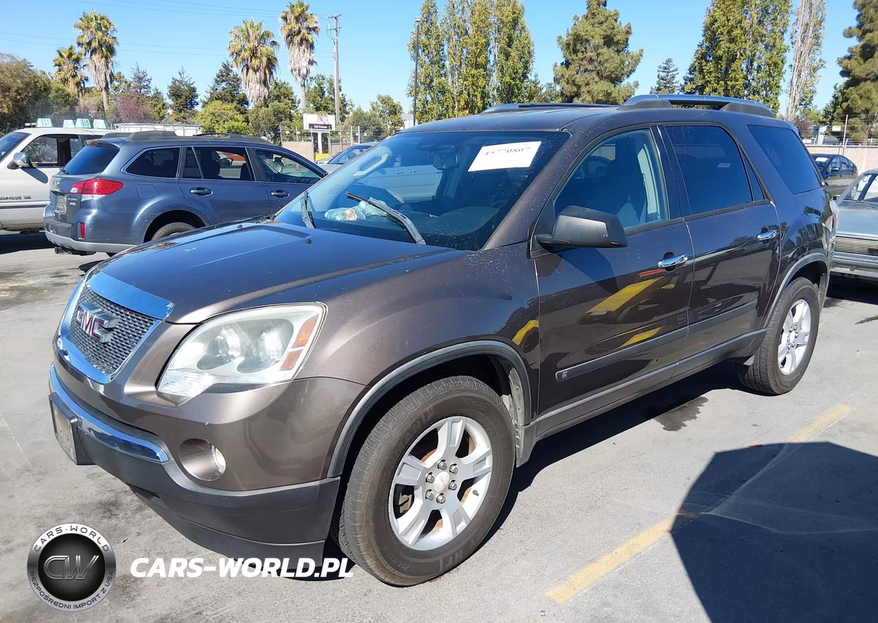2009 GMC Acadia Sle1 VIN:1GKER13D19J181699 - 2