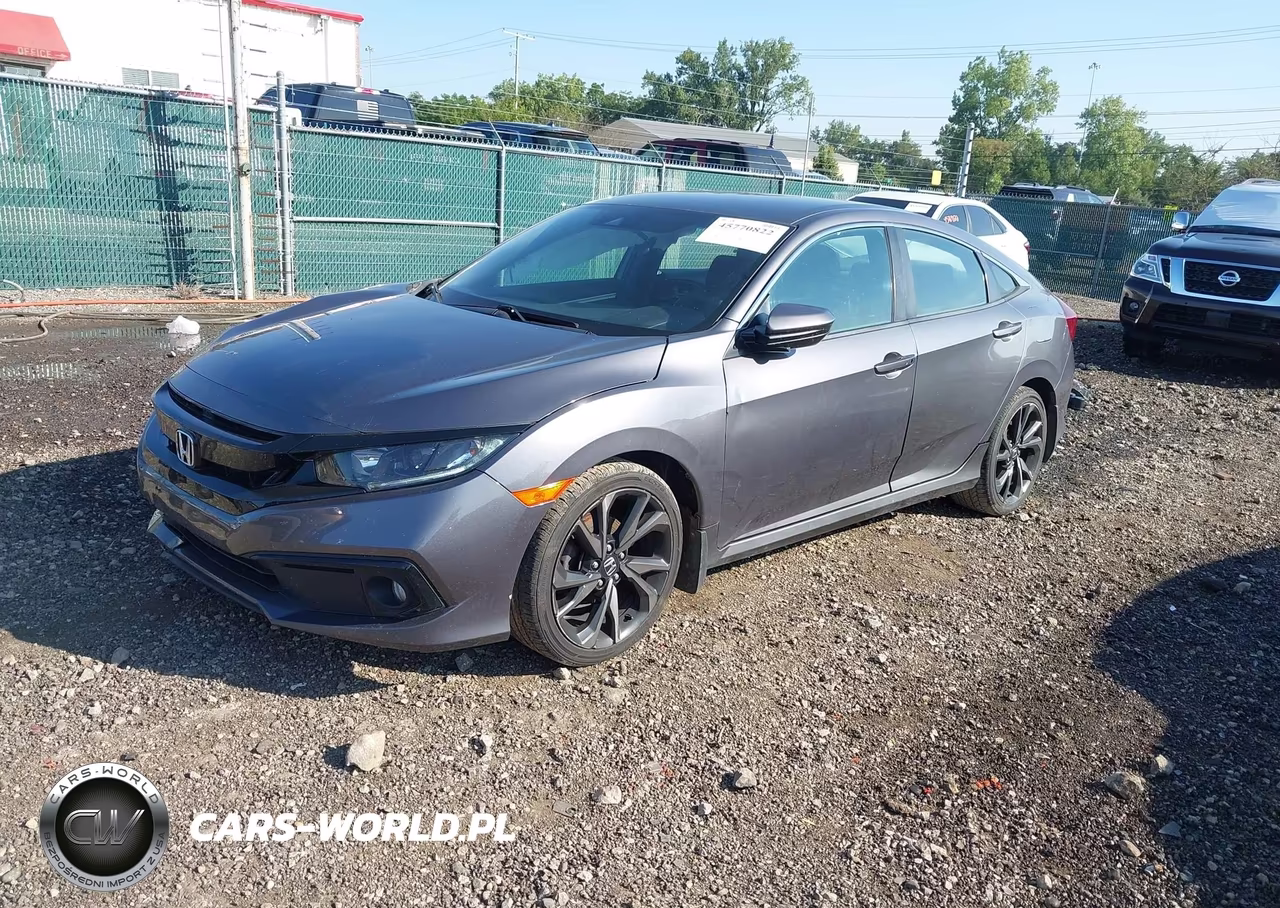2019 Honda Civic Sport VIN:19XFC2F87KE025529 - 2