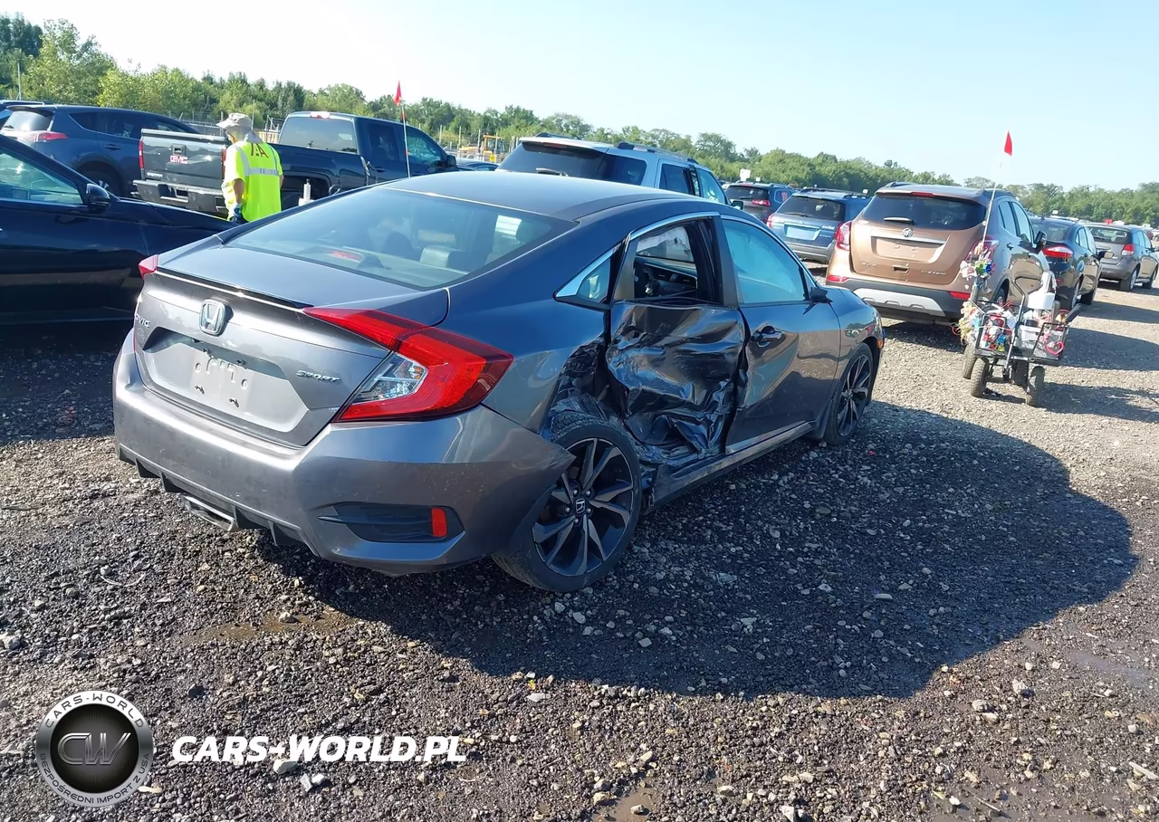 2019 Honda Civic Sport VIN:19XFC2F87KE025529 - 4