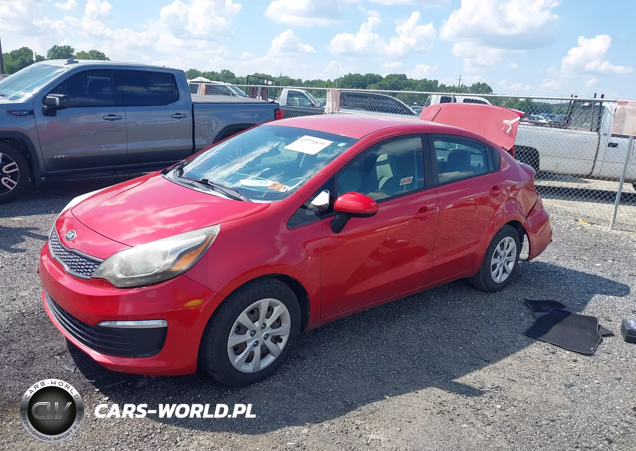 2017 Kia Rio Lx VIN:KNADM4A34H6117155 - 2