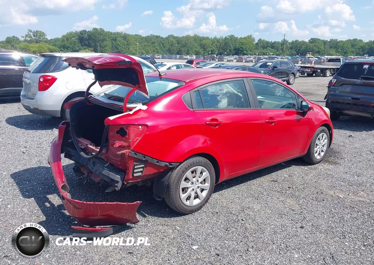 2017 Kia Rio Lx VIN:KNADM4A34H6117155 - 4