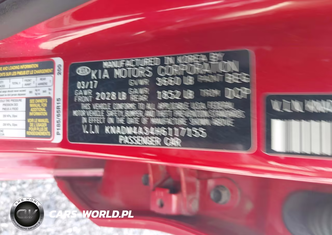 2017 Kia Rio Lx VIN:KNADM4A34H6117155 - 9