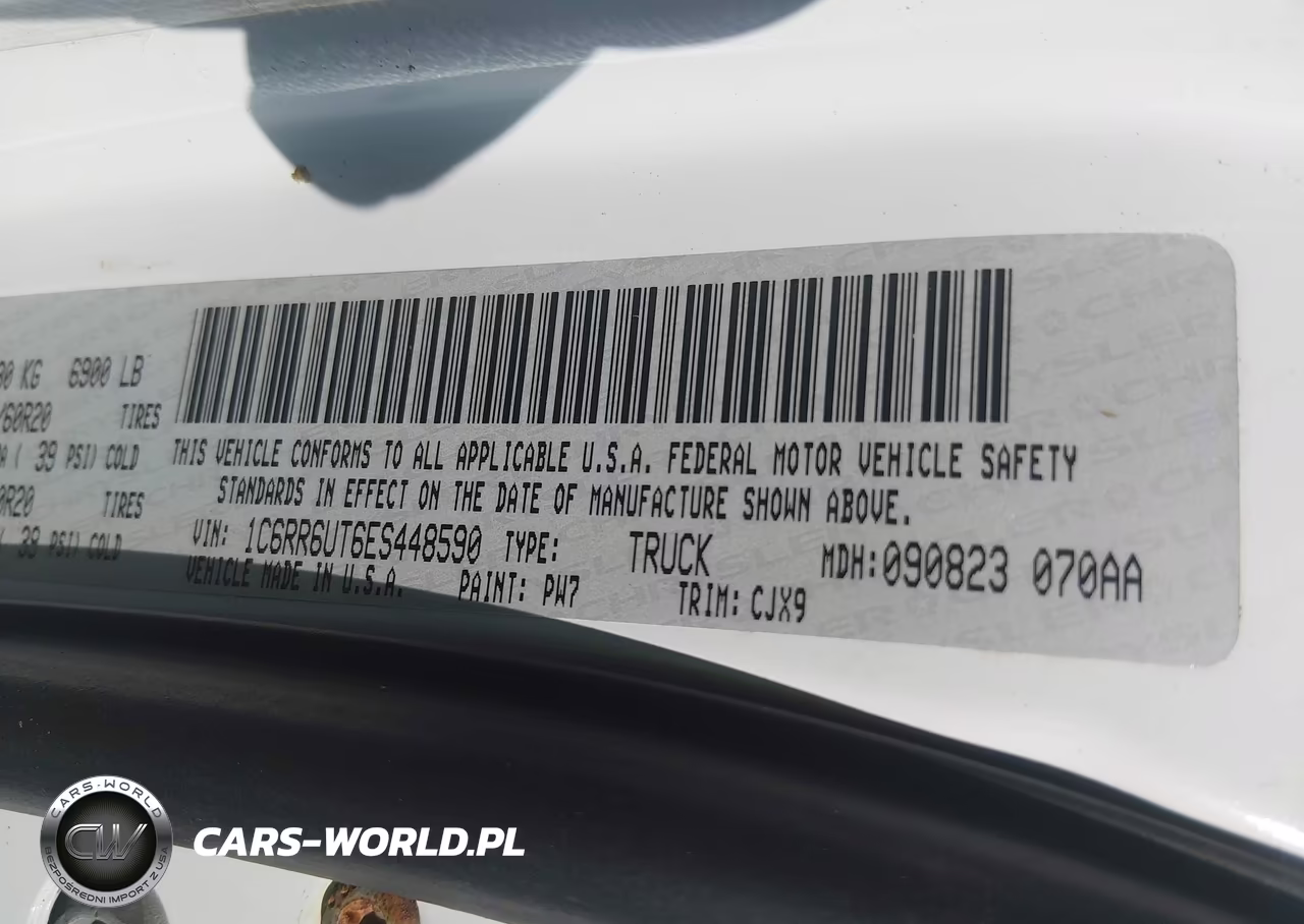 2014 Ram 1500 Sport VIN:1C6RR6UT6ES448590 - 9