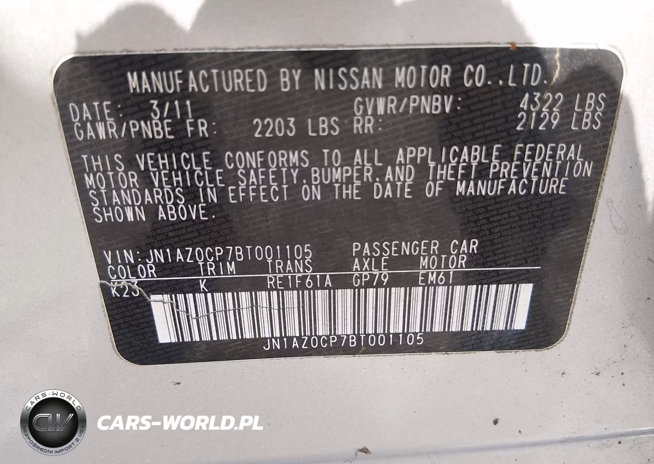2011 Nissan Leaf Sl VIN:JN1AZ0CP7BT001105 - 9