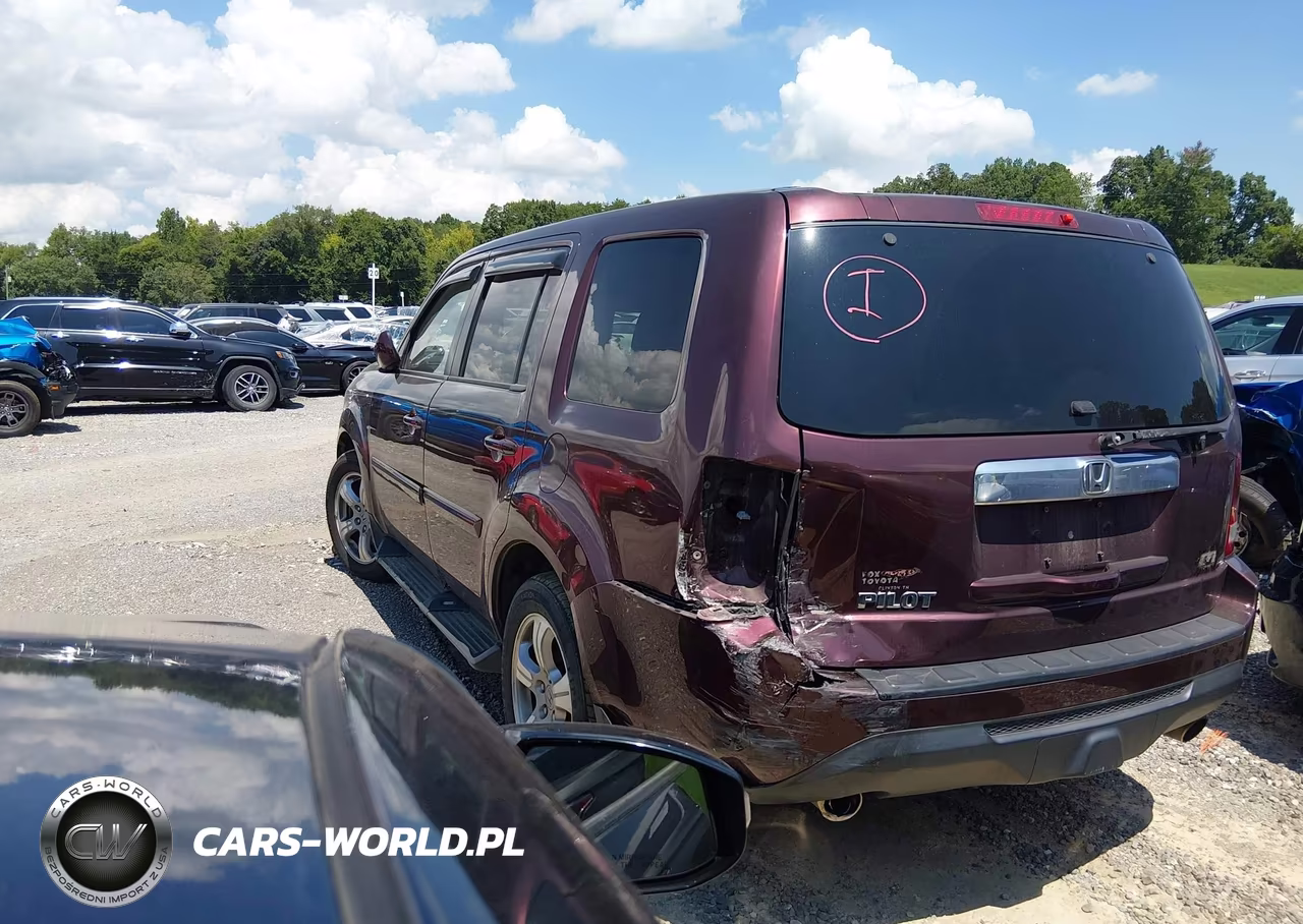 2015 Honda Pilot Ex-L VIN:5FNYF3H6XFB016261 - 3