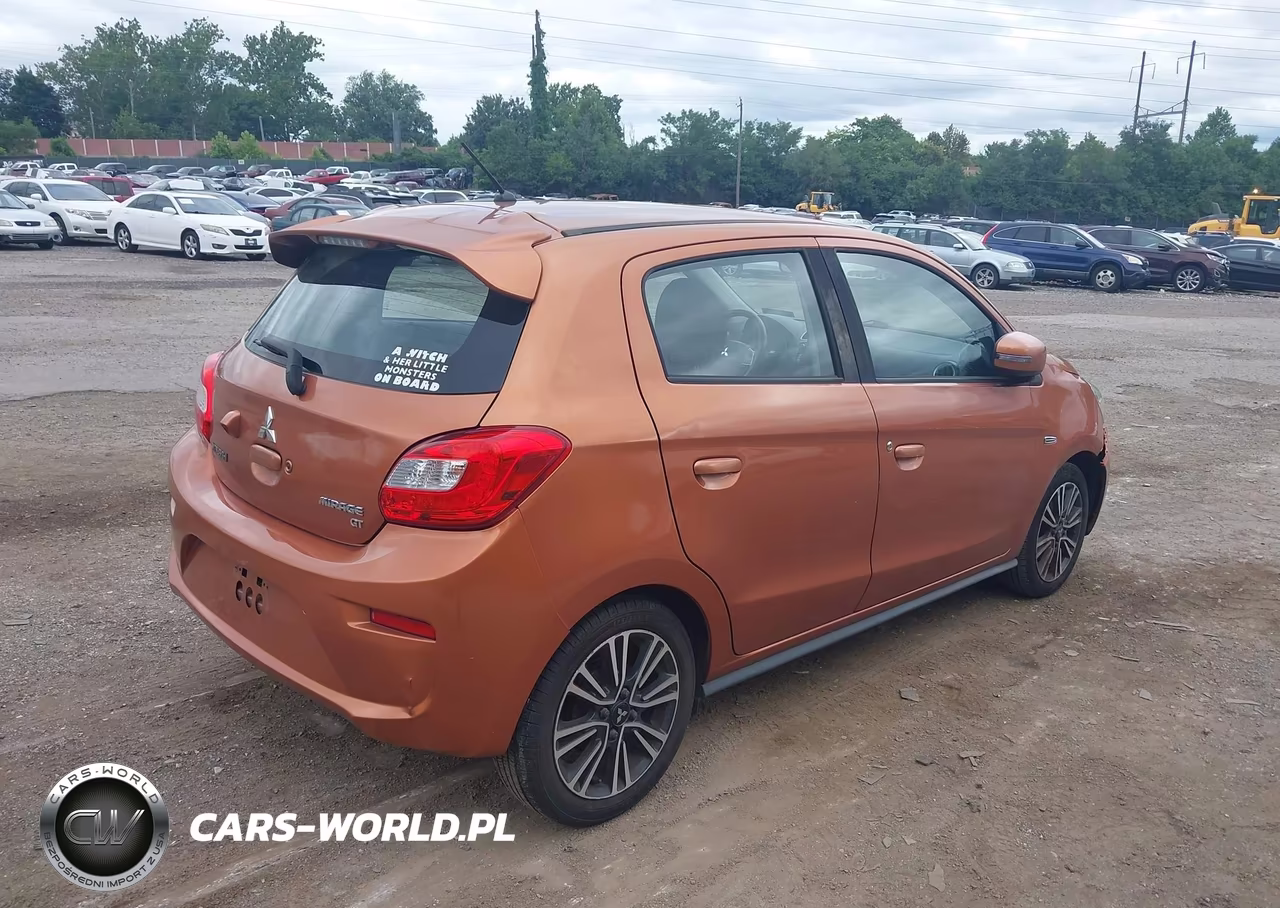 2017 Mitsubishi Mirage Gt VIN:ML32A5HJ7HH016504 - 4