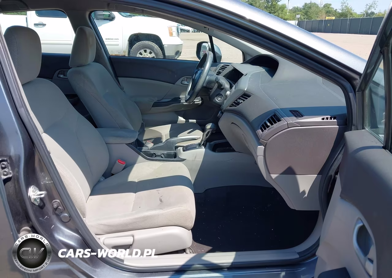 2012 Honda Civic Lx VIN:19XFB2F5XCE104042 - 5