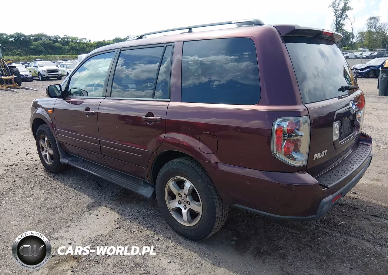 2008 Honda Pilot Ex-L VIN:5FNYF18758B010707 - 3
